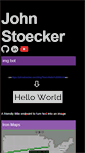 Mobile Screenshot of johnstoecker.com